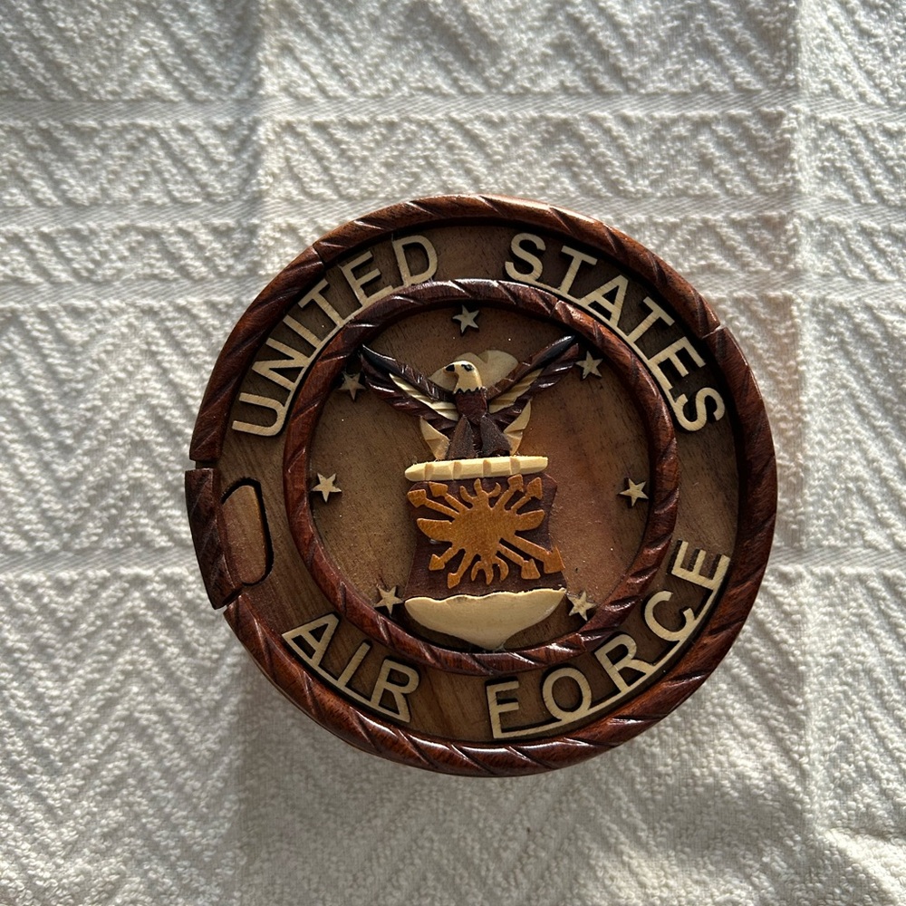 United States Air Force Wooden box